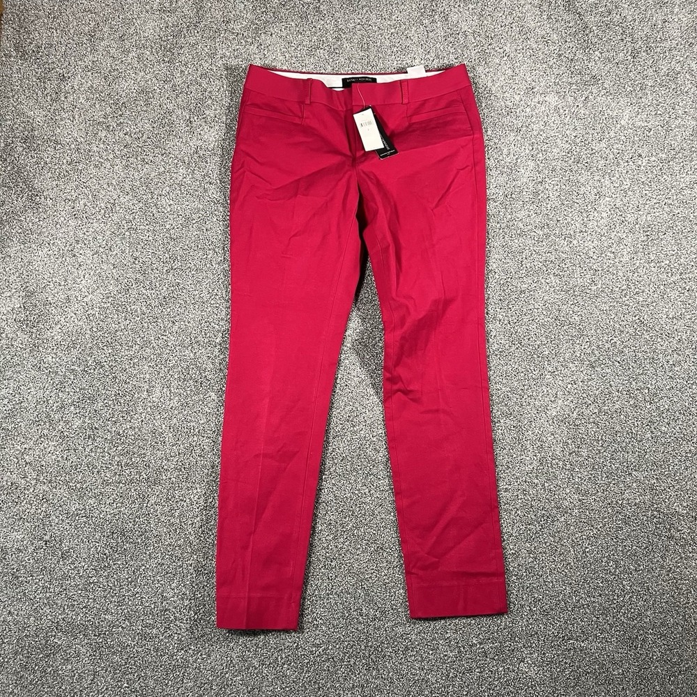 Banana Republic Sloan Pants Womens 2 Pink Slim Ankle Dress Pants Stretch NWT